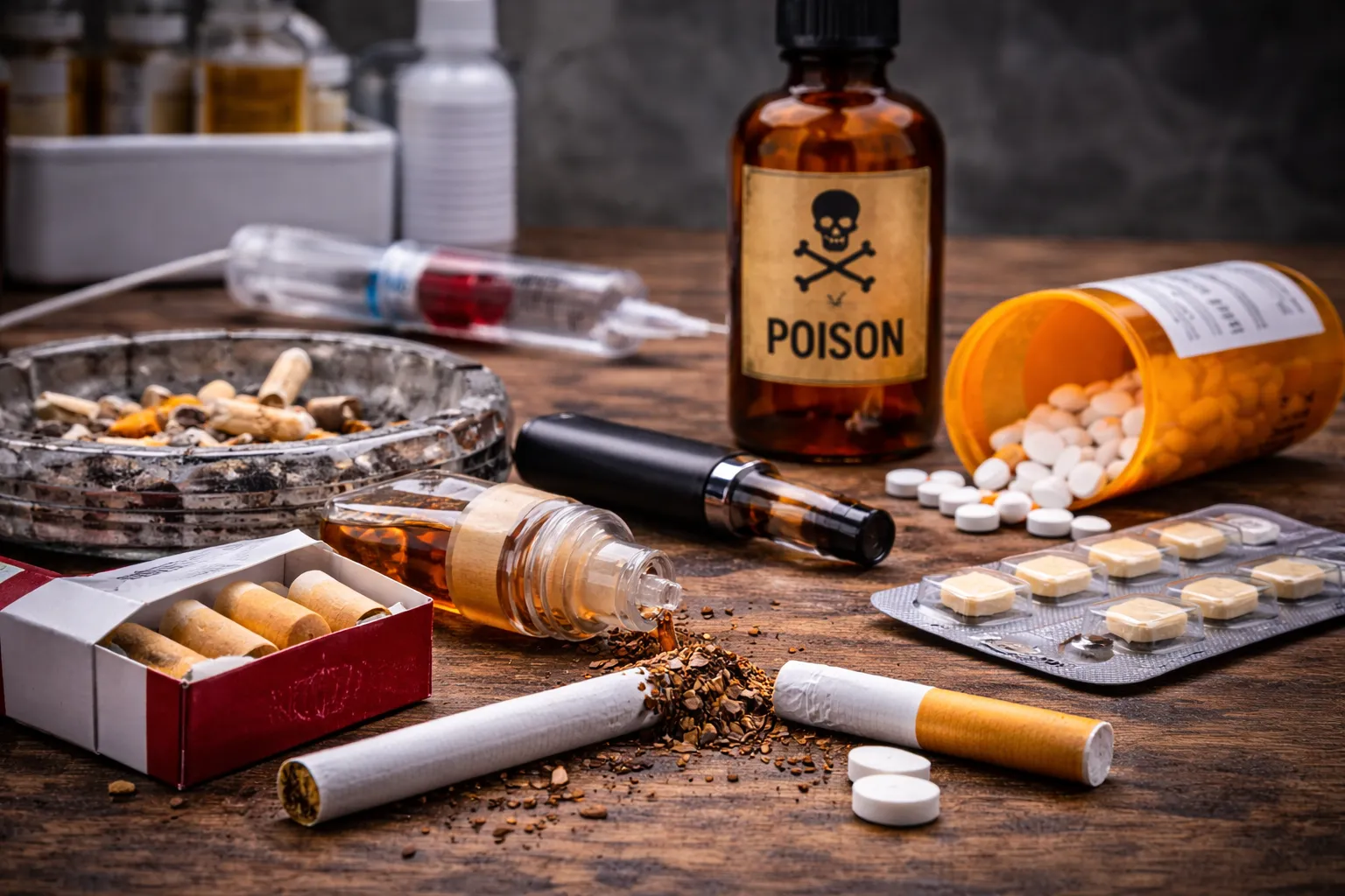 Отравление никотином